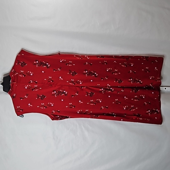 Red Floral Sleeveless Size XXL - Picture 8 of 8